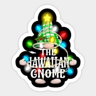 The Hawaiian Gnome Christmas Matching Family Shirt Sticker